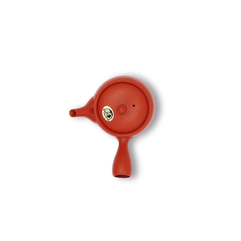 Rote Japanische Ton-Teekanne
