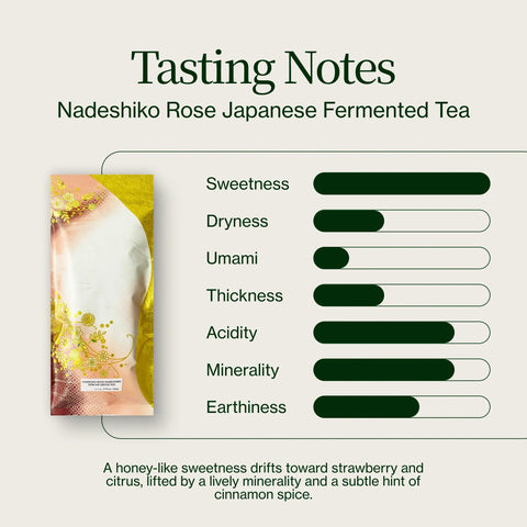 Nadeshiko Rose Japanischer fermentierter Tee