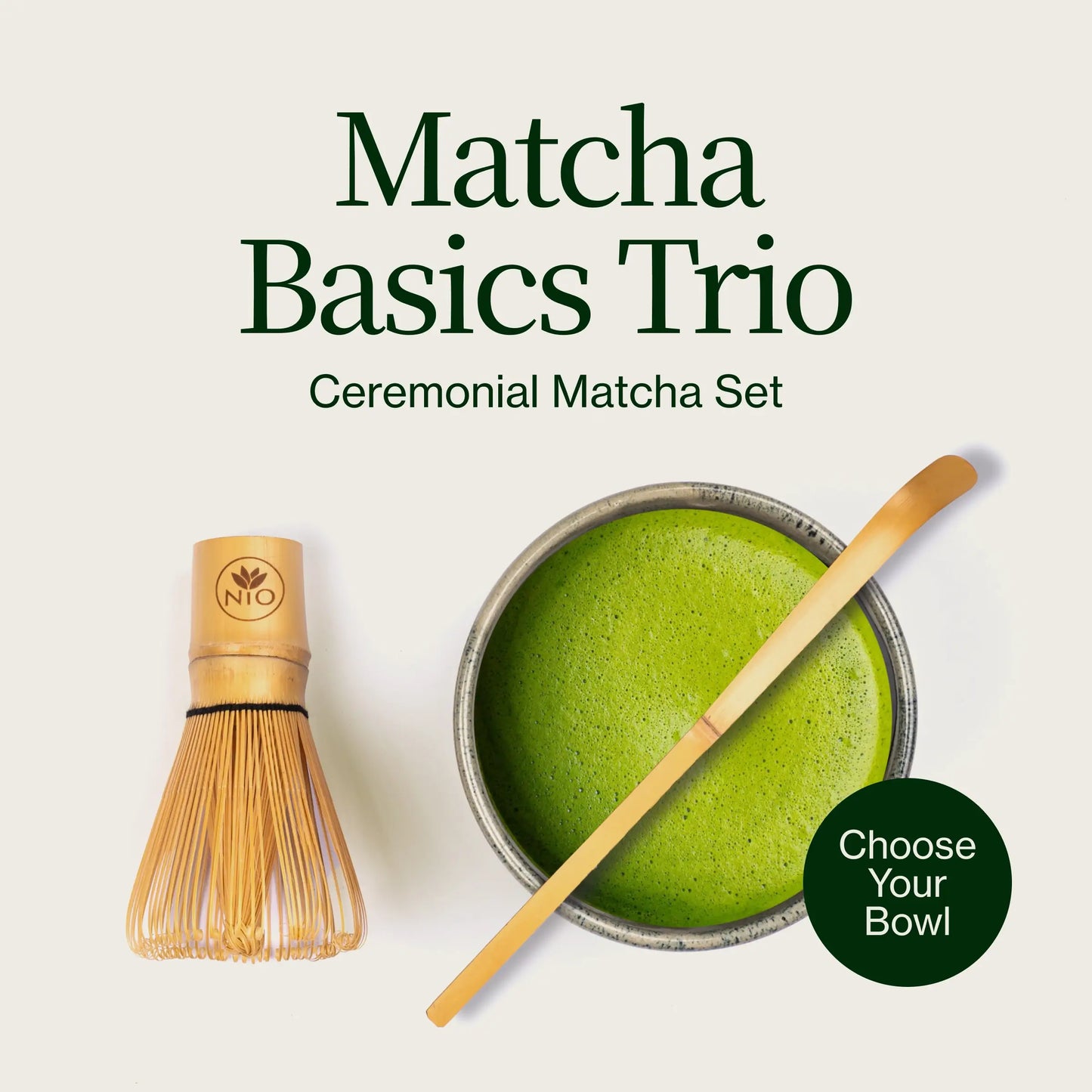 Anpassbares Matcha-Set