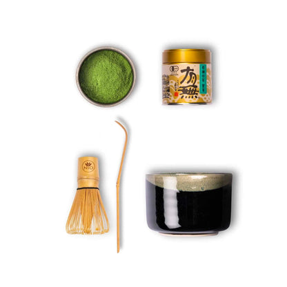 Anpassbares Matcha-Set mit zeremoniellem Matcha