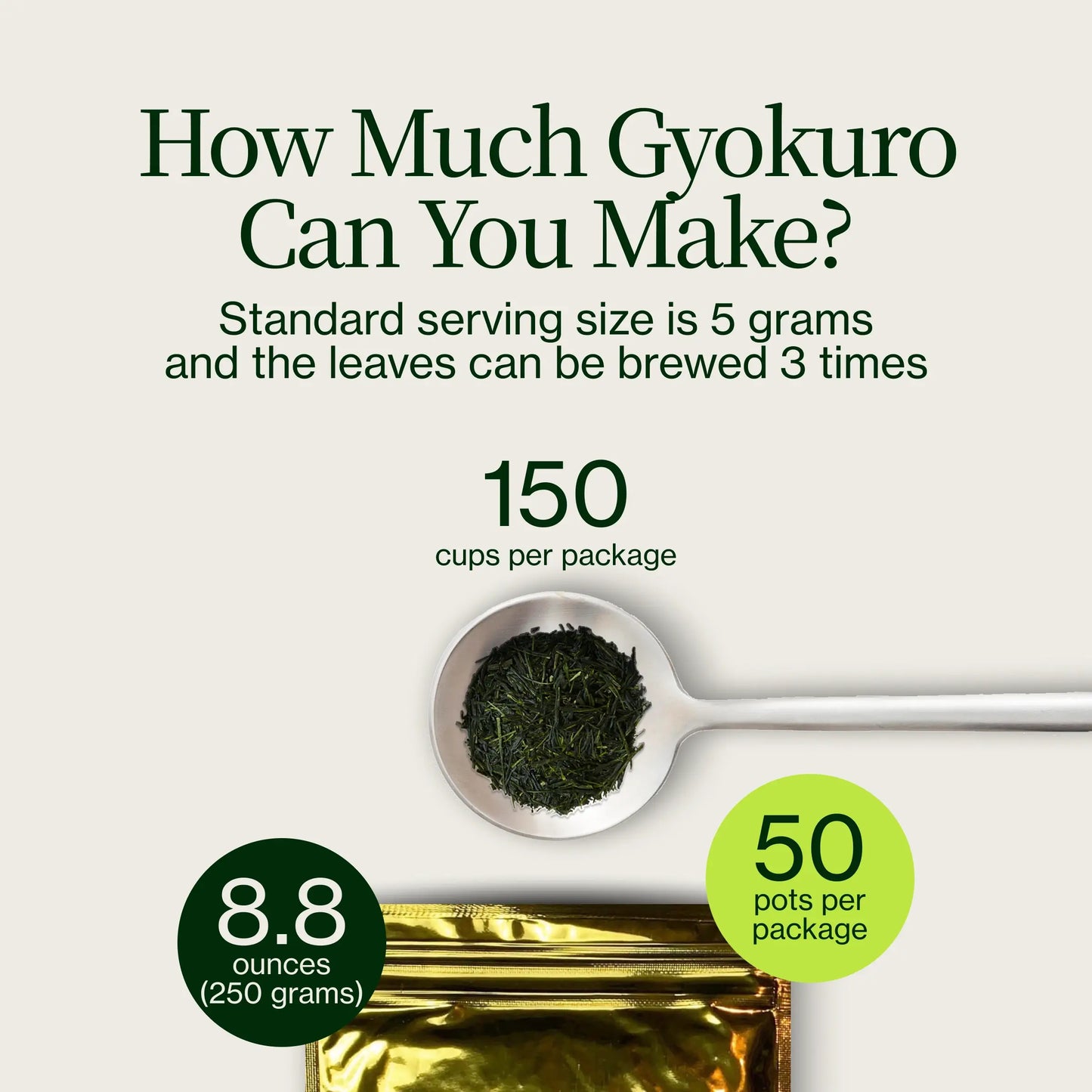 Cha Meijin Gyokuro in großen Mengen