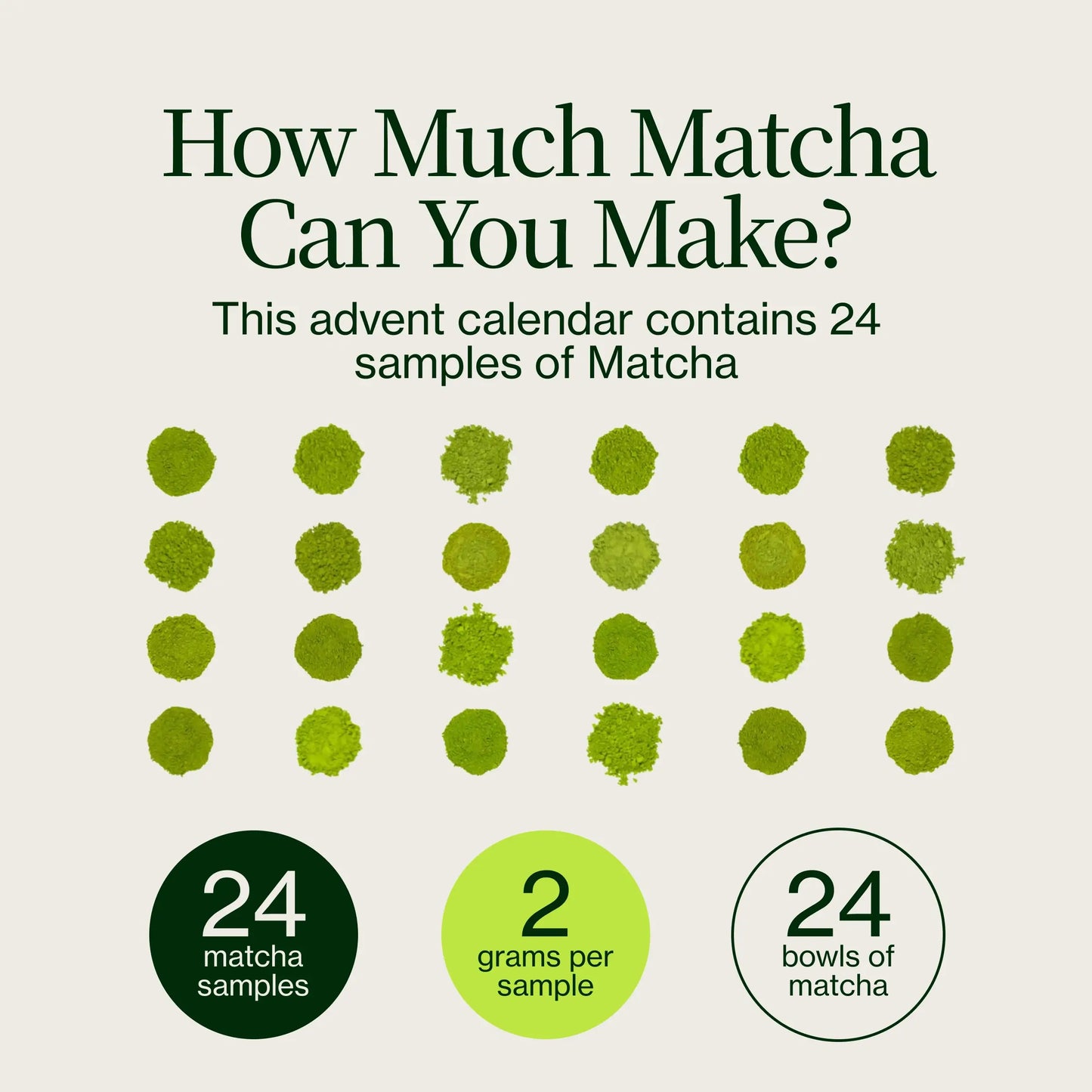 Matcha-Adventskalender 2025