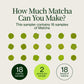 Matcha-Probierset 18er-Pack