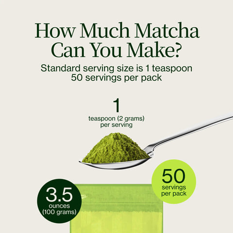Premium-Matcha Latte Pulver