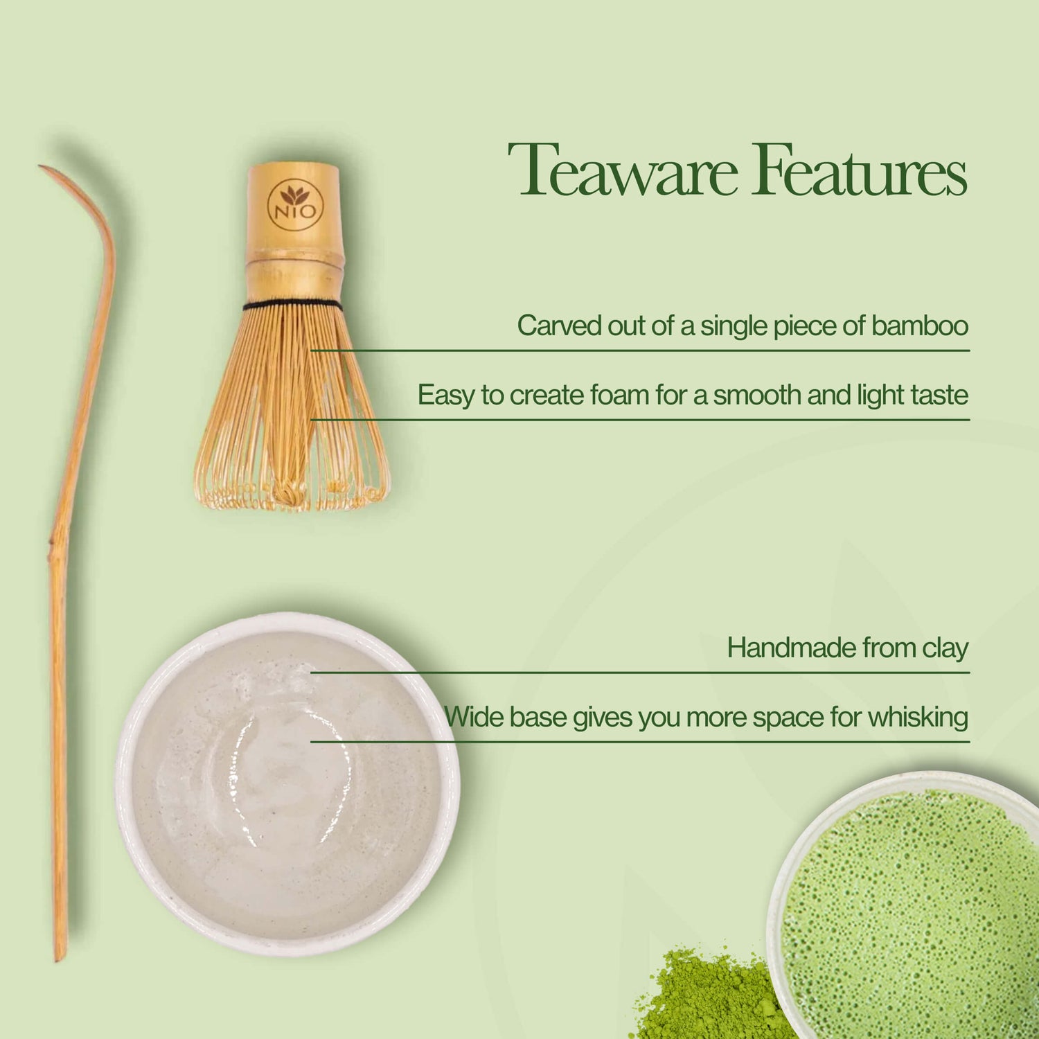 matcha advent calendar teaware features