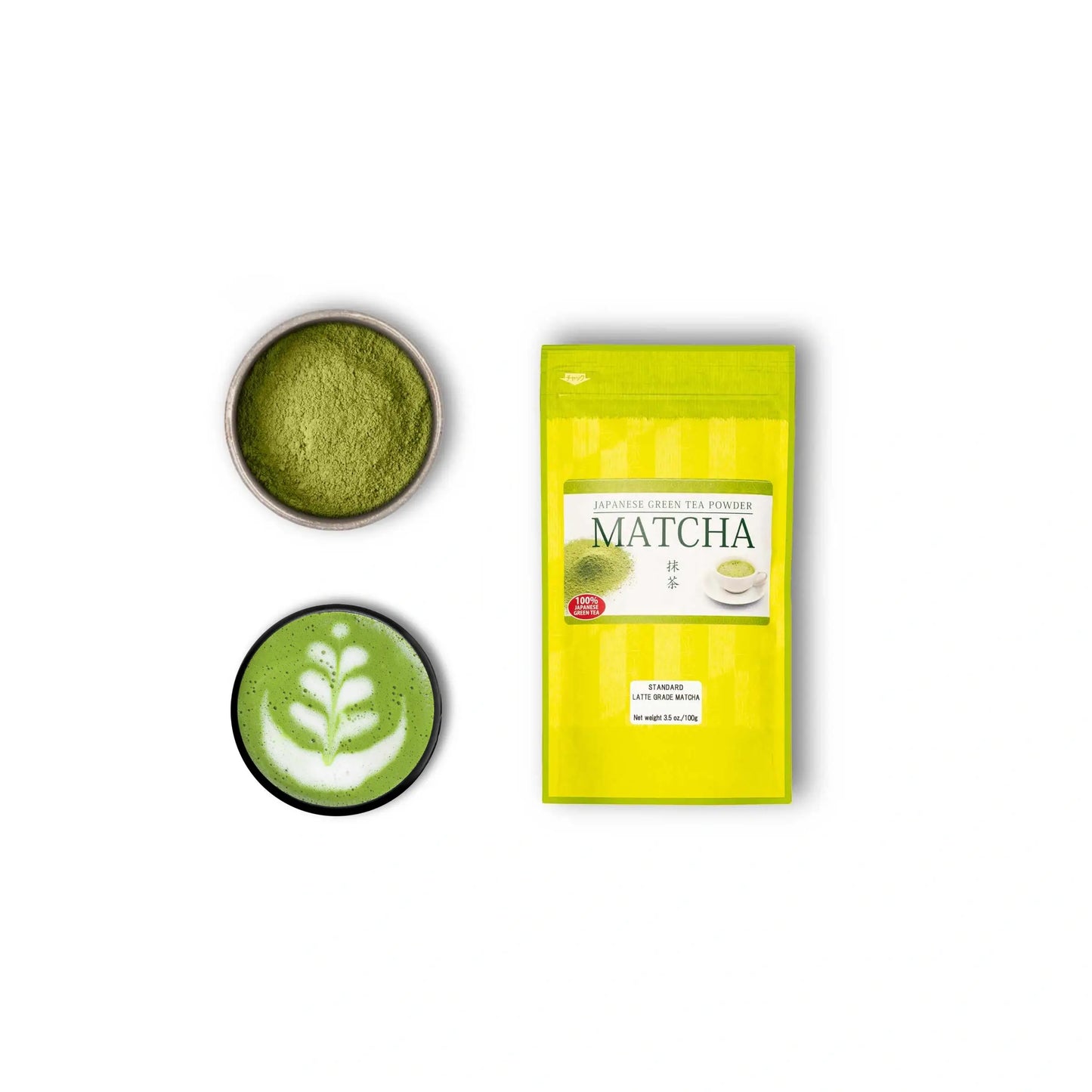 Premium-Matcha-Latte-Pulver